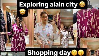 Alain city|shopping day out with saima|4K| #Dubailifevlog