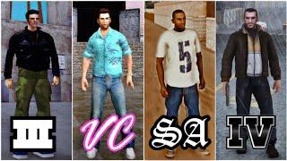 I Played GTA Games[3,VC,SA,4] with GTA 5 Graphics