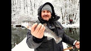 Форель на микро блесна. Trout AreaTreffen Llilix  в Angelpark Hahn