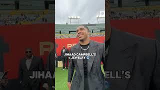 “A lotta mucho dinero.”  #jihaadcampbell #nfl #nfldraft