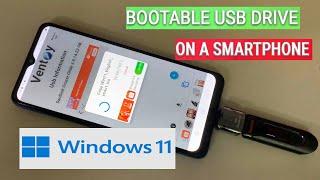 How to Create a Bootable USB Drive for Windows 11 on Android phone | Bootable Windows 11 Flash Drive