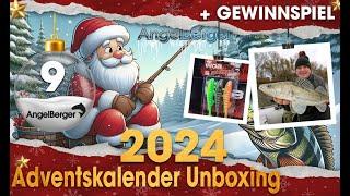 2024 Angel Berger Adventskalender Unboxing Türchen 9 Vorstellung Angel  Weihnachtskalender Angeln