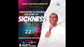 DEDICATION TO DESTROY THE SPIRIT OF SICKNESS// SPECIAL FEET HEALING AND ANOINTING SUNDAY SERVICE .