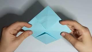 how to make a fortune teller from a sheet of paper (quack quack )