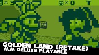 FNF | GOLDEN LAND (RETAKE) M.M DELUXE PLAYABLE! (Short Version) | Gameplay/Hard/Mod |