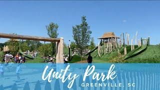 A Walk Through BRAND NEW  Unity Park in Greenville, South Carolina