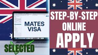 Australia MATES visa step by step apply process online ! After selection! Subclass 403!