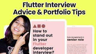 Flutter Interview Advice & Portfolio Tips // get your copy + FREE Resume Feedback