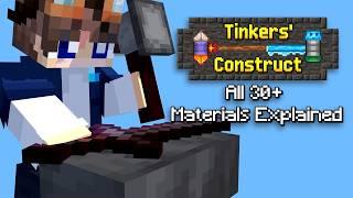 All 30+ Tinker's Construct Materials in 5 Minutes