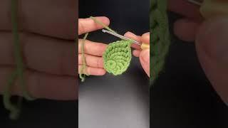 Crochet Leaf For Beginners #Shorts