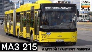 Проект "Минск за один день" / Miнск за адзiн дзень / Автобус "МАЗ 215" | Pablic transport in Minsk