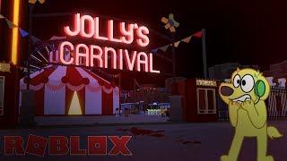 Visiting the CURSED CARNIVAL! Roblox Jolly's Carnival - HORROR PORTALS!