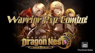 Dragon Nest World Warrior Pvp Skills and Combo