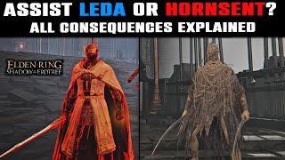 ASSIST Leda or Hornsent? All Outcomes & Rewards EXPLAINED | Elden Ring Shadow of the Erdtree DLC