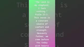 inspiring bible verse and prayer️