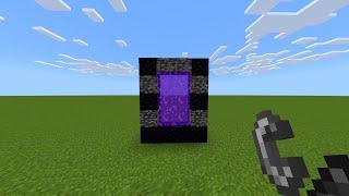 How to make a bedrock portal