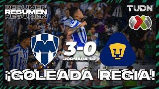 HIGHLIGHTS | Monterrey 3-0 Pumas | CL2024 - Liga Mx J10 | TUDN