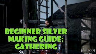 [Black Desert] Beginner Money / Silver Making Guide | Gathering