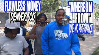 Flawless Money  - "Where Im From" [Spit University] ️One Mic Performance  #onemic