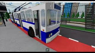 Roblox in Nid's Buses & Trams in Zaporizhzhian trolleybusian number №8