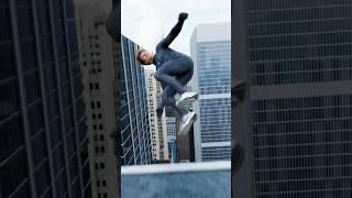 performed by a trained webslinger️️ #spiderman #edit #vfx #shorts