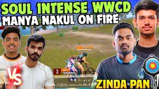 IQOOSouL Intense WWCD  SouL Manya & Nakul on Fire  Ninja vs Snax  Rony Zinda Pan  Team SouL 