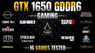 GeForce GTX 1650 4GB GDDR6 || Test In 16 Games in 2023