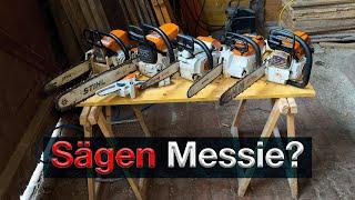 Welche Kettensäge ist die Beste, wofür welche? STIHL MS201 MS250 MS441 MSA230 MS261 für Brennholz