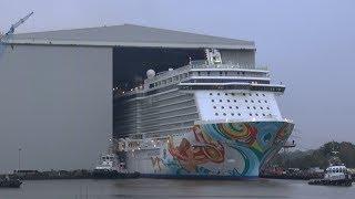 Float Out NORWEGIAN GETAWAY at Meyer Werft Shipyard