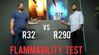 Is R32 Worth the Risk? HVAC Flammability Test HVAC (4k) No Joke!