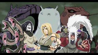 Battle of 3 sannin, Jiraiya and Tsunade vs Orochimaru