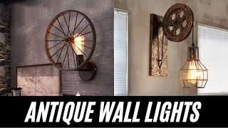 Wheel retro wall lamp | Retro Wall Lights | Antique Wall Lights - Smartway Lighting