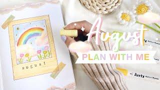  plan with me + GIVEAWAY! // august 2024 bullet journal setup ft. arrtx