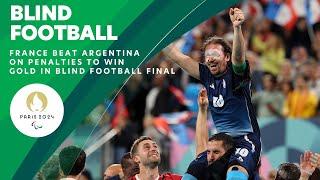 France Beat Argentina On Penalties To Win Gold In The Blind Football Final 