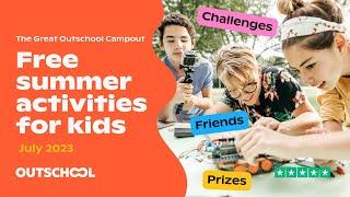 ️Amazing FREE Summer Activity for Kids! Educational Learning Adventures The Great Outschool Campout