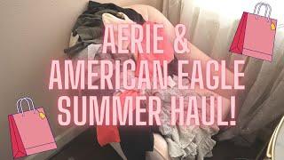 American Eagle/Aerie "Mom" Clothing Haul/Try on! What will I be sporting this summer? Crop tops 