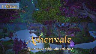 Ashenvale Music & Rain Ambience (1 hour, World of Warcraft) for Relaxing, Sleep, Meditation