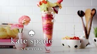 how to make happy hour-inspired desserts | make yourself a home | kate spade new york