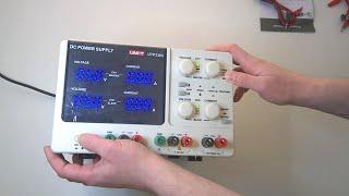 UNI-T Regulated DC Power Supply UTP3303 Uni-Trend Technology unboxing and first use