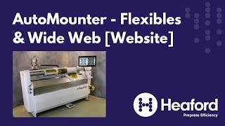 AutoMounter - Flexibles & Wide Web Automatic Flexo Plate Mounter