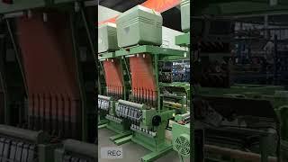 JACQUARD LOOM FOR NARROW FABRIC#Jacquard #weaving #YONGJIN