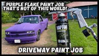 DIY PURPLE FLAKE PAINT JOB THAT'S NOT OF THIS WORLD!