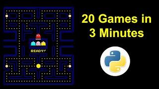 | 20 Games in 3 minutes using Python library | | AK |