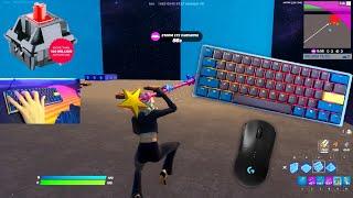 Ducky One 3 Mini Keyboard Sounds  ASMR  Smooth Fortnite Bio's ZoneWars Gameplay 240FPS