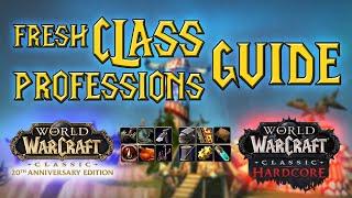 World of Warcraft Classic Fresh Class Profession Guide | WoW Hardcore Anniversary