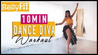 Full-Body Diva Workout | 10-Minute Belly Dance Workout for Total Transformation!