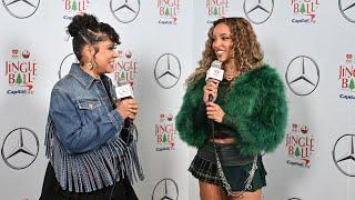 Tinashe Tells What's Too Freaky For Her & Next Part Of Trilogy at 96.1 The Beat's Jingle Ball!