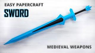 ️Create Medieval Sword with Paper! Easy Origami Tutorial