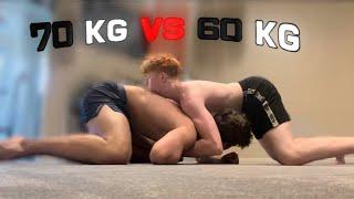 Teenagers Wrestling With Submissions 70kg vs 60kg