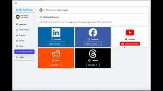 Social Sprinkler Verification YouTube Video